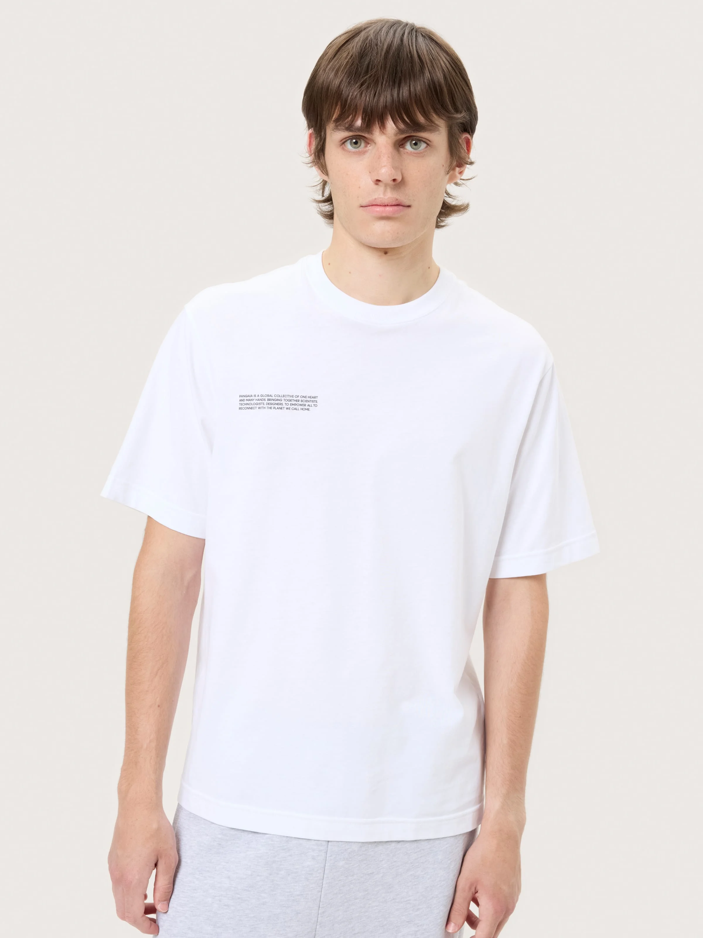 Mens Midweight T-Shirt - White - 1