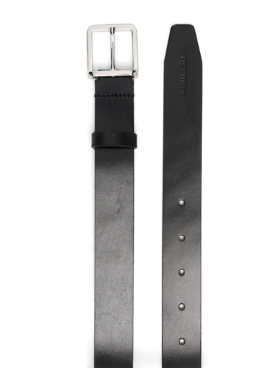 DSQUARED2 debossed-logo leather belt outlook