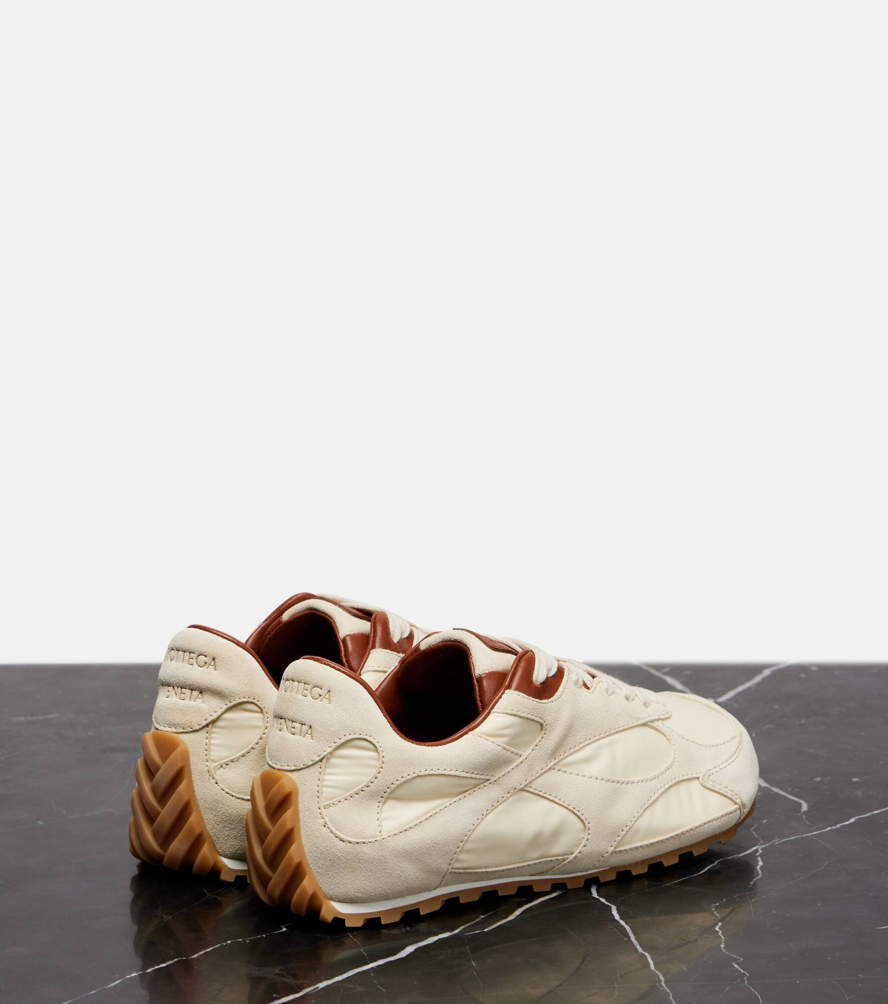 Orbit Flash suede-trimmed sneakers - 2
