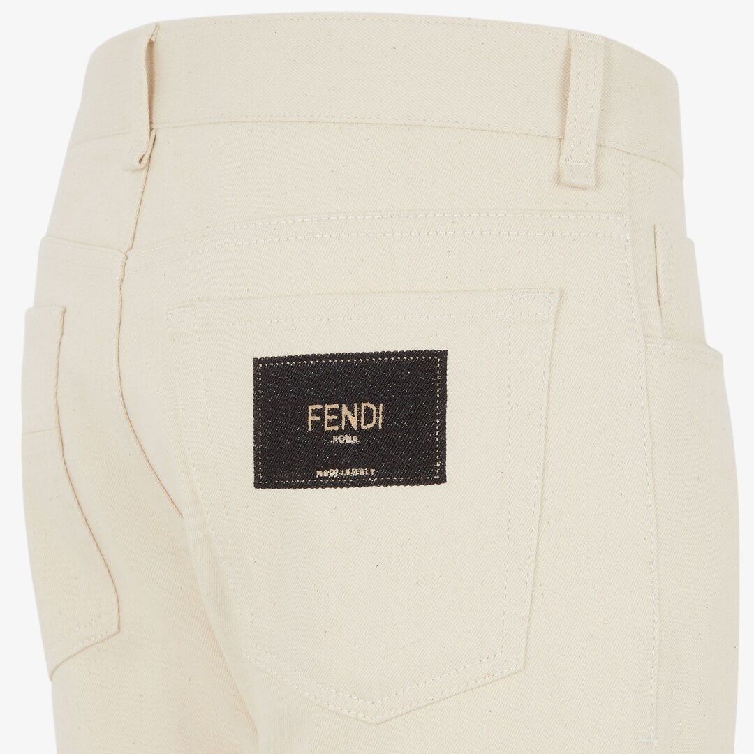 White cotton pants - 3