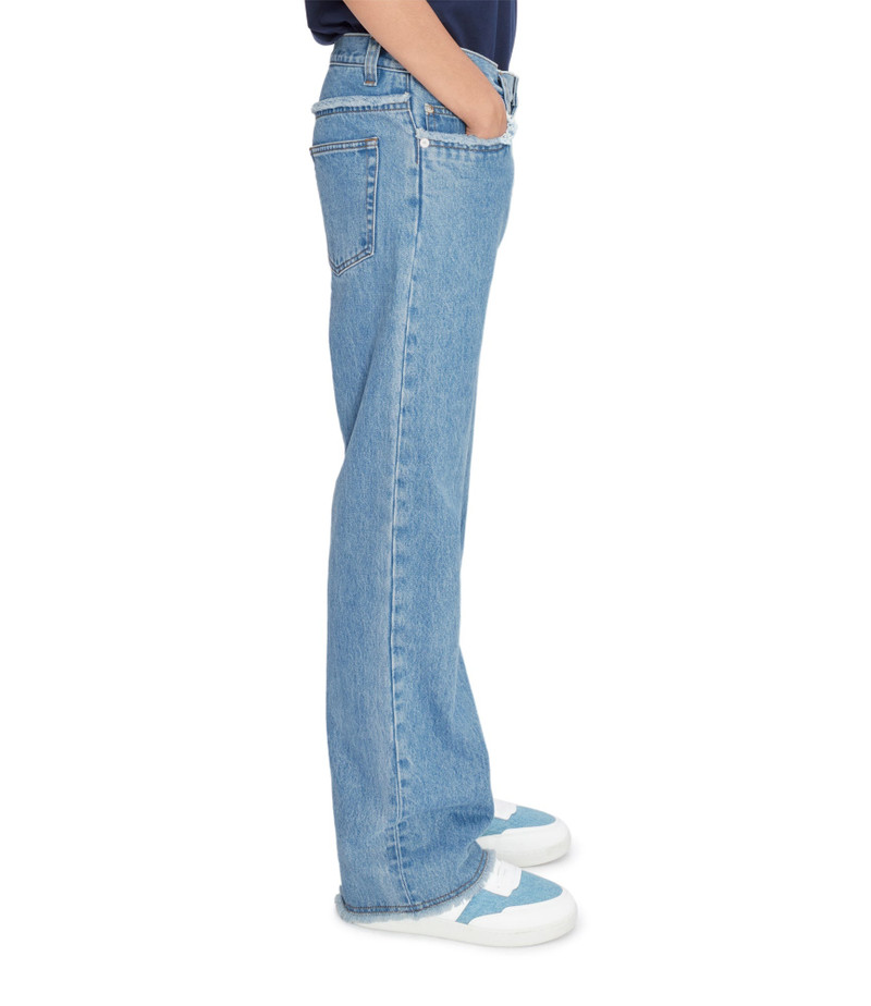 RELAXED RAW EDGE F JEANS 5