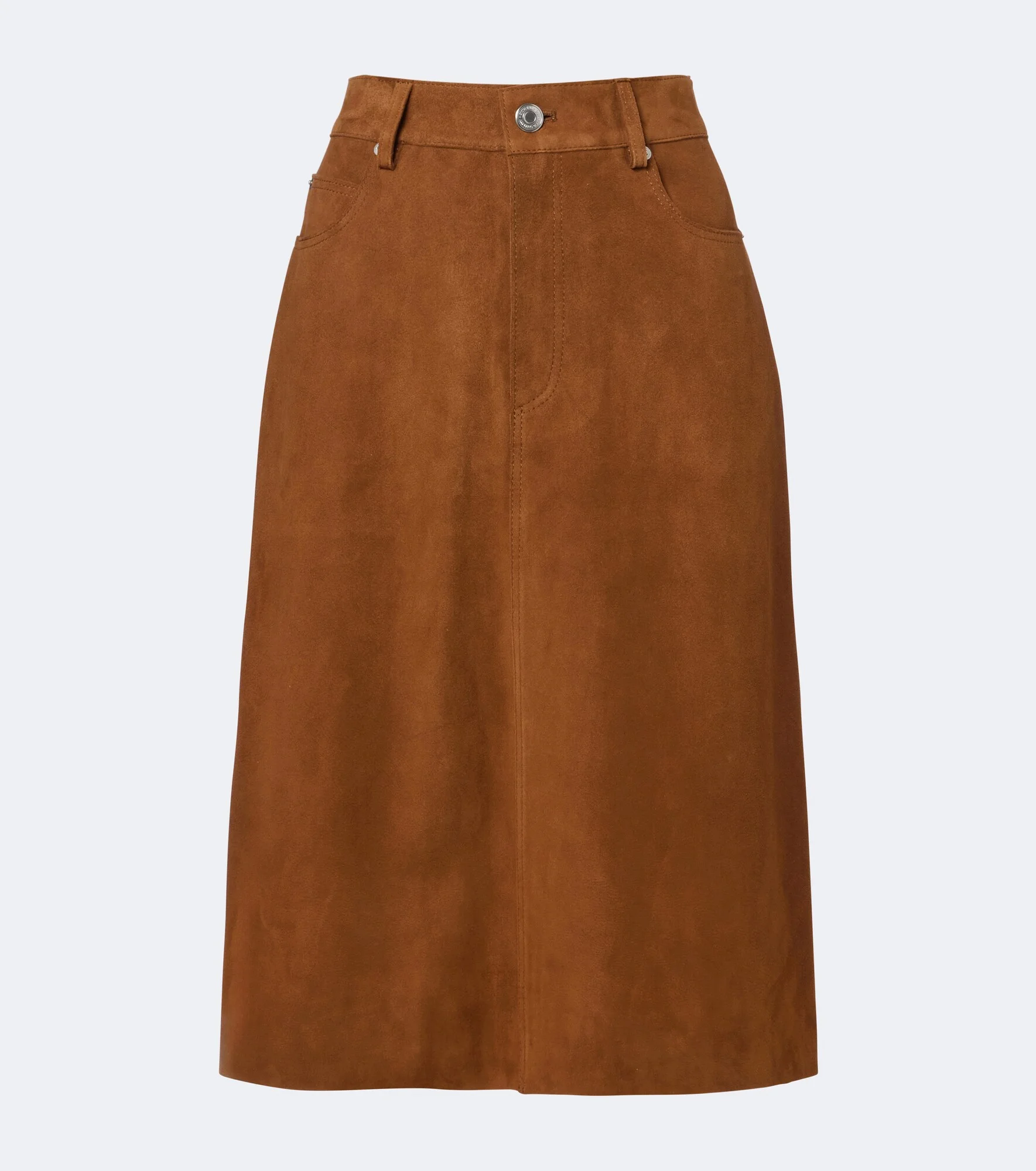 Suede midi skirt - 1