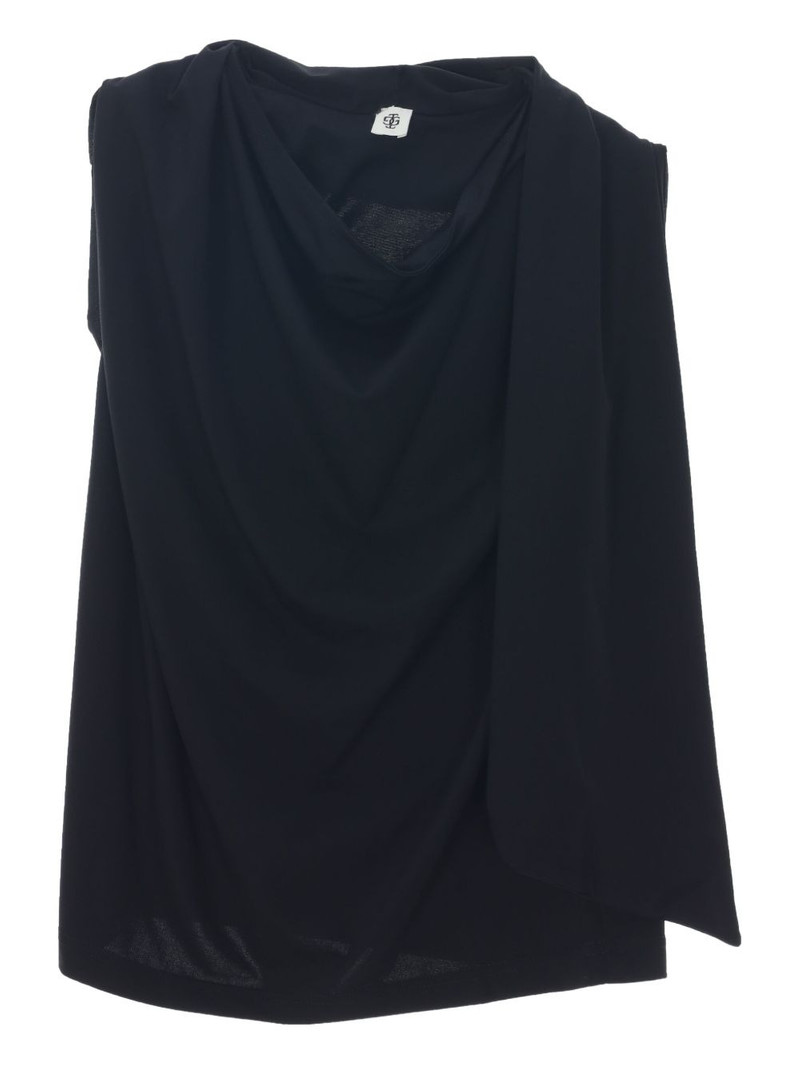 scarf detail over shoulder top 1