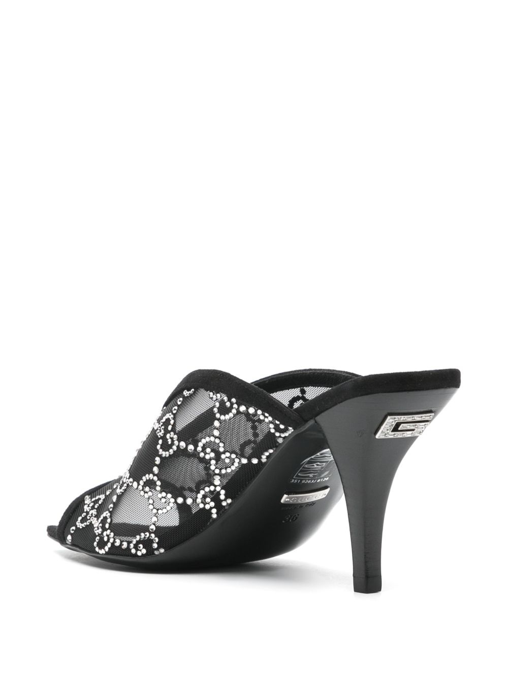 GG crystal embellished sandals - 3