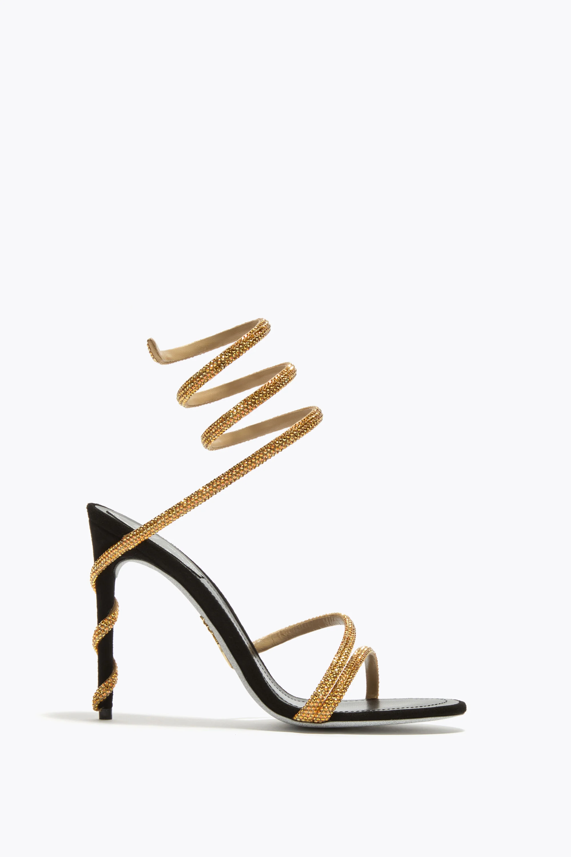 MARGOT BLACK AND GOLD SANDAL 105 - 1