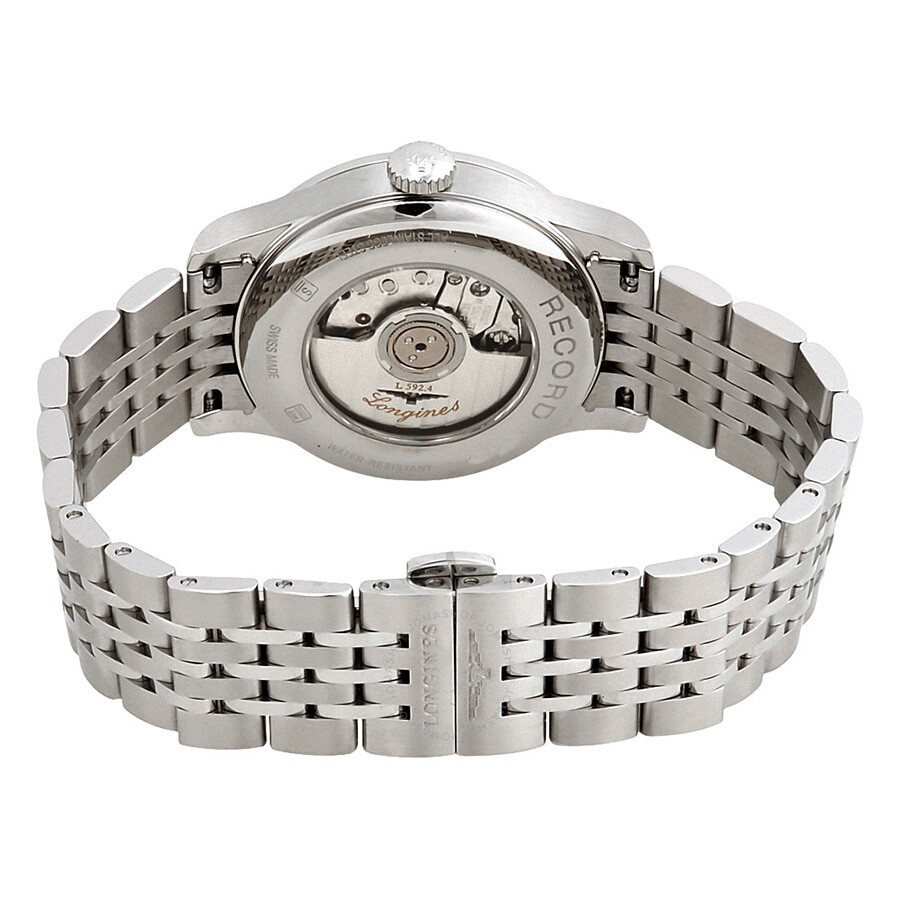 Longines Record Automatic Chronometer Diamond White Mother of Pearl Dial Ladies Watch L2.321.4.87.6 - 3