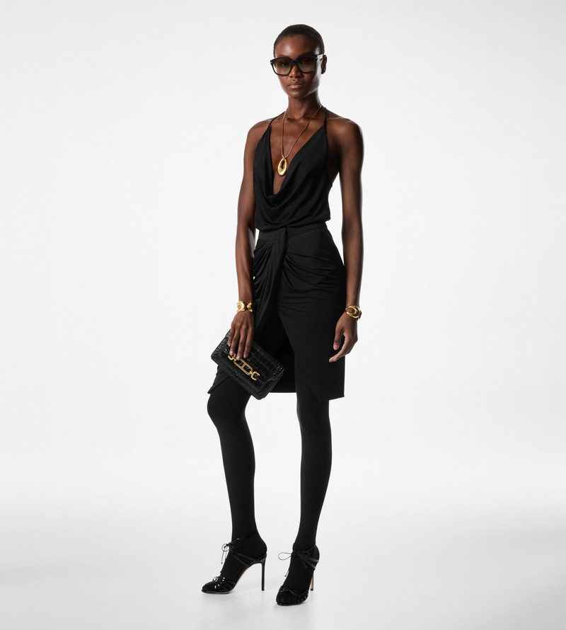 TOM FORD FLUID KNITTED VISCOSE STRETCH JERSEY TOP outlook