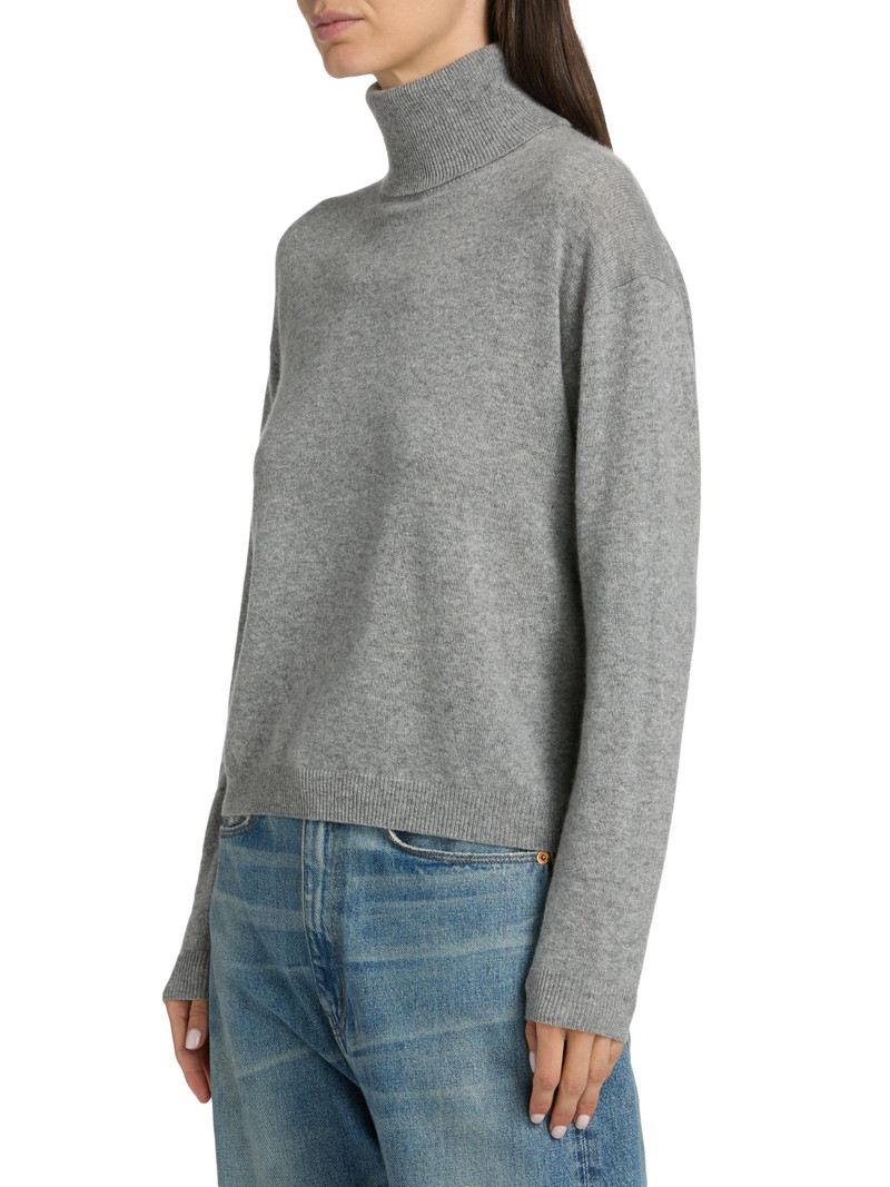 Women's The Primm Cashmere Sweater - Light Heather 4