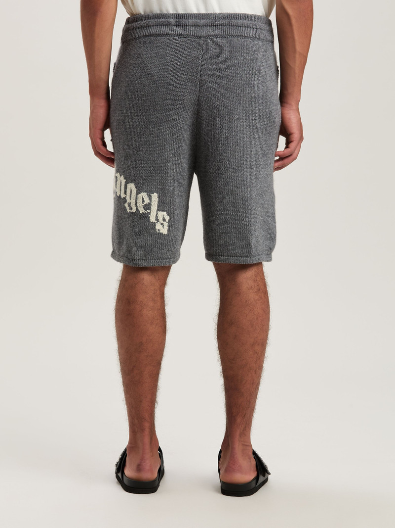 Curved Logo knit cardigan 5