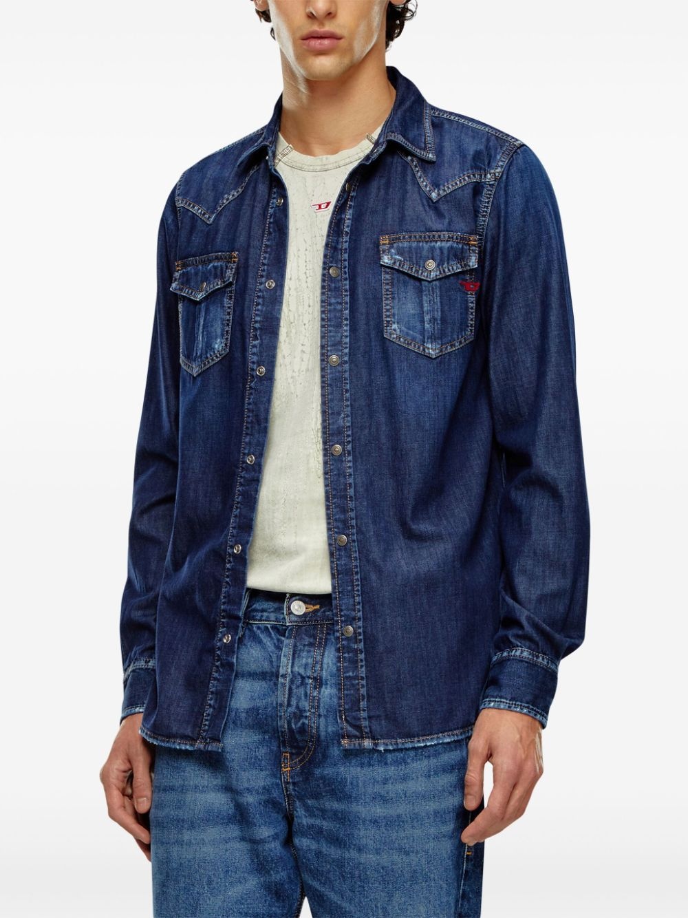 D-Vega denim shirt - 3