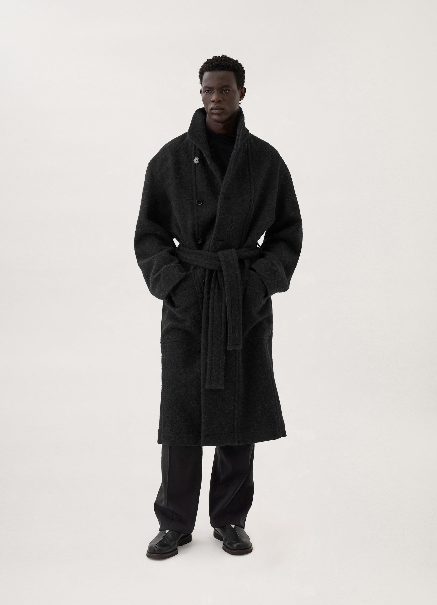 BATHROBE COAT
SOFTWOOL ALPACA - 4