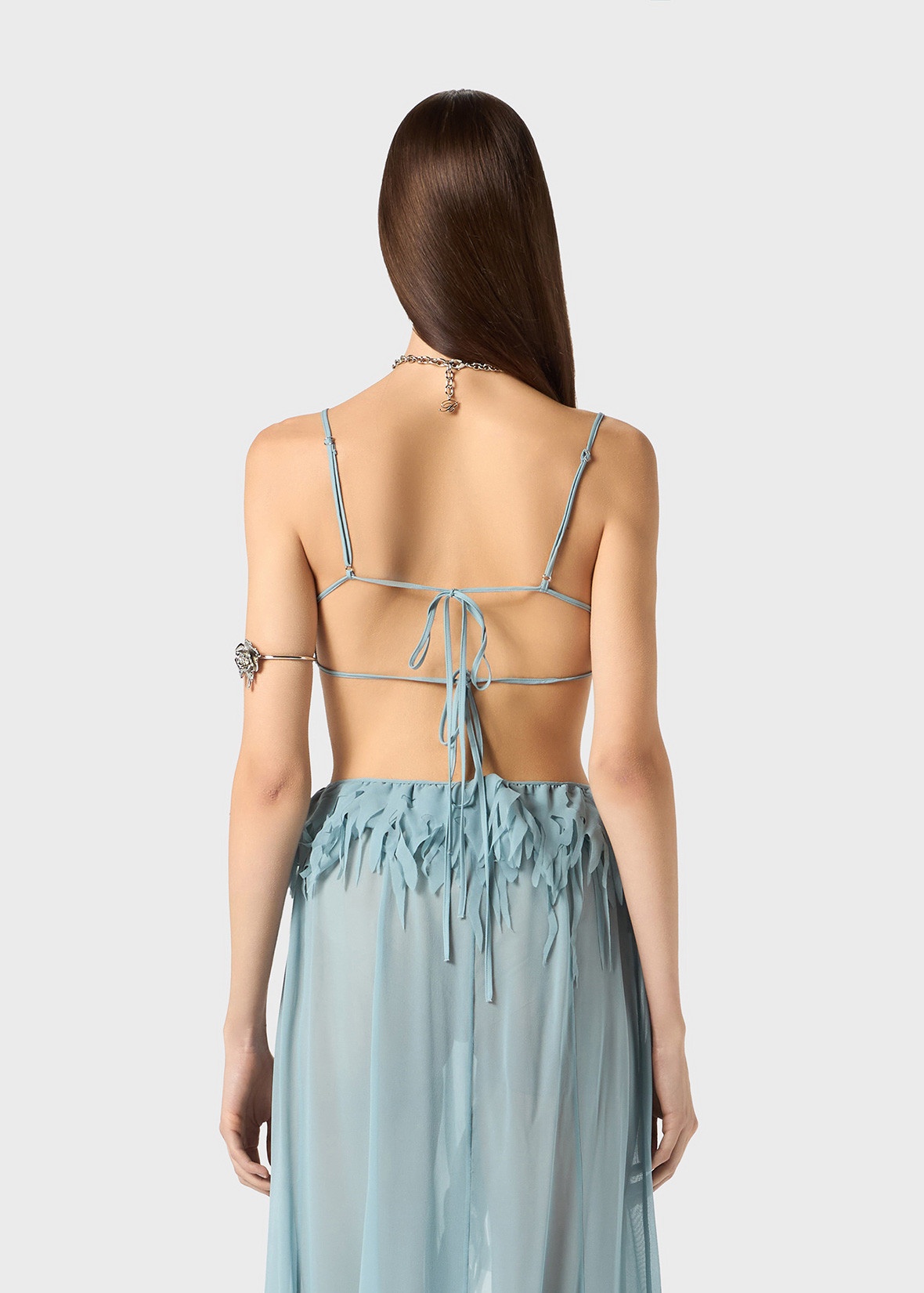 GEORGETTE TOP WITH 3D ROSE - 4