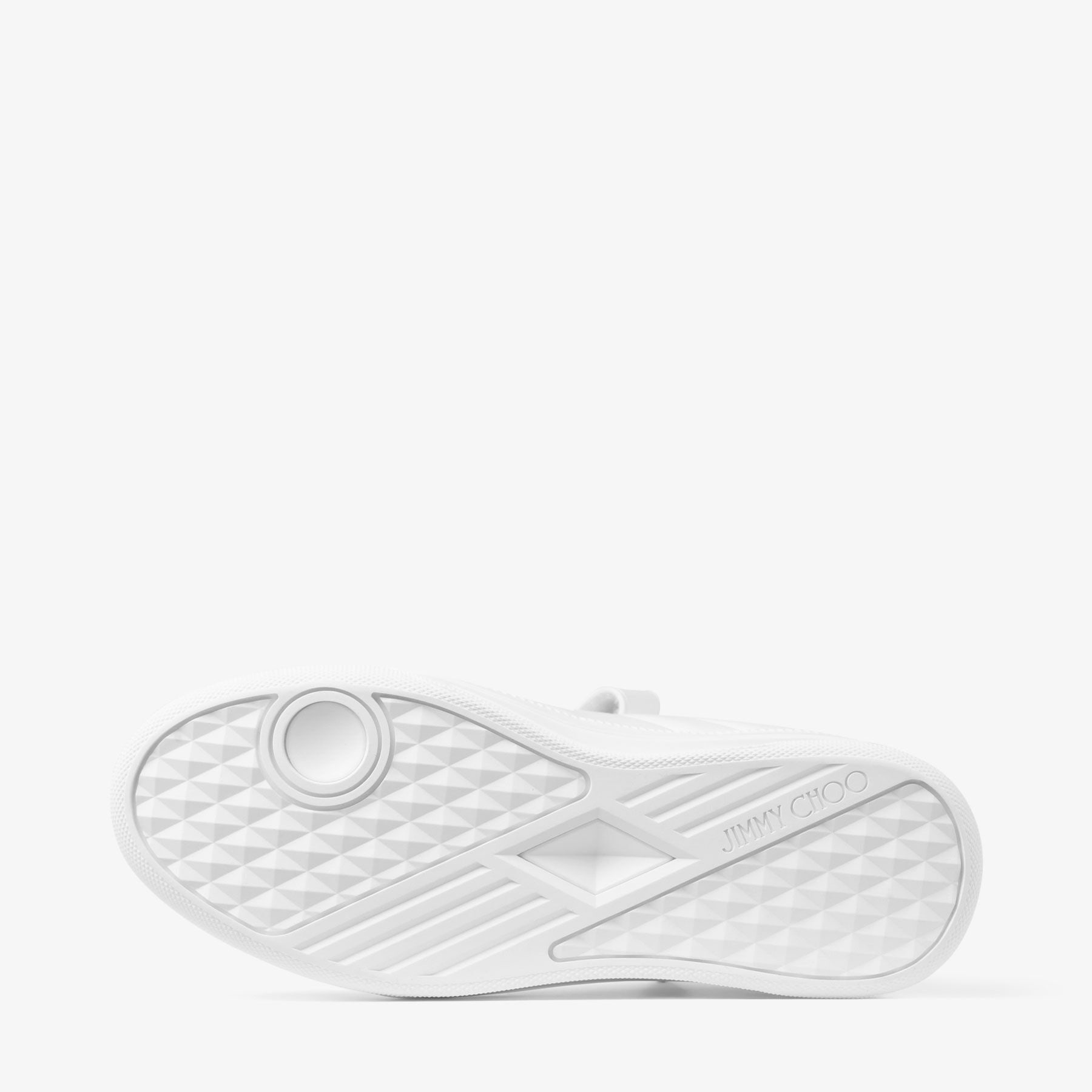 Del Mar
White Leather Platform Trainers - 6