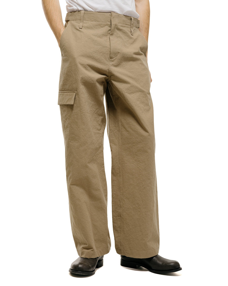 AMOMENTO Pocket Work Trousers Khaki outlook