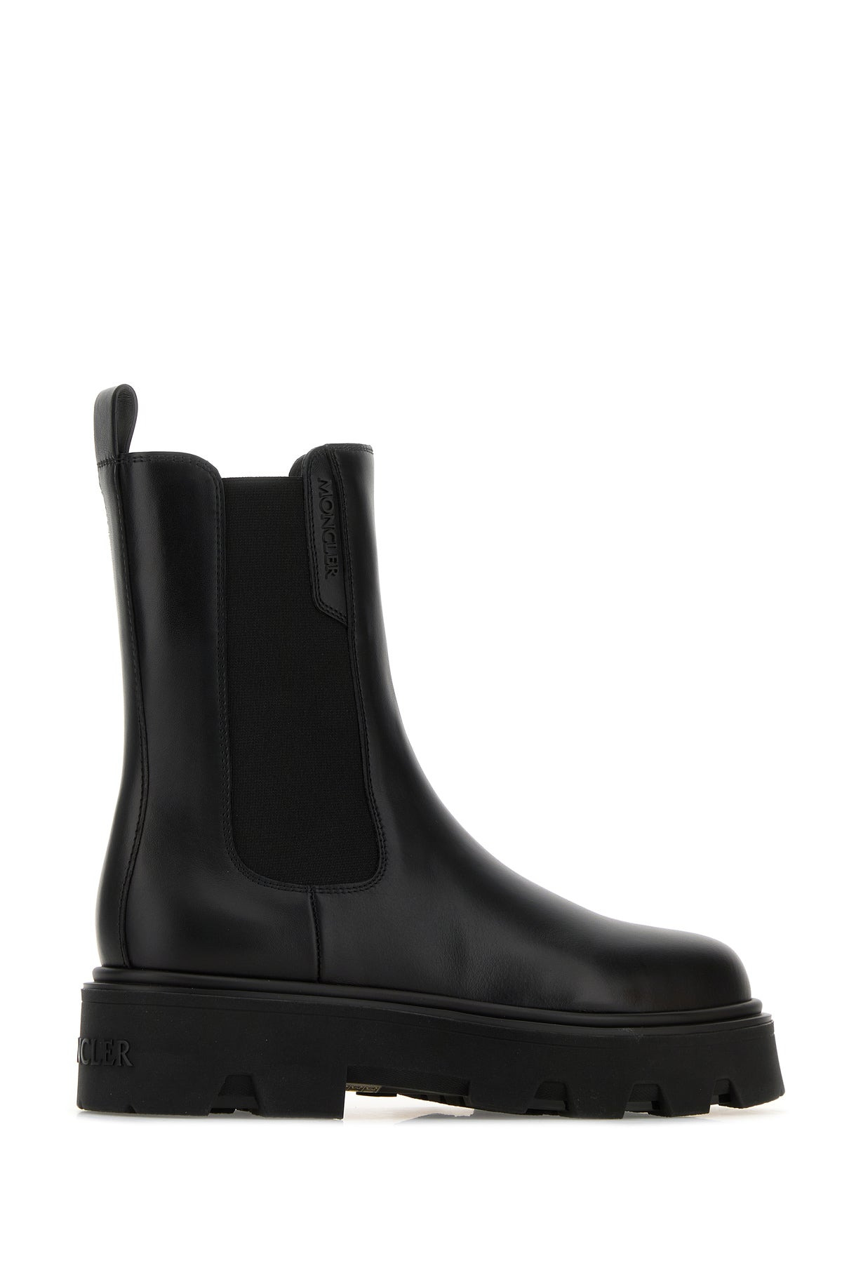 Black leather Aurea Chelsea ankle boots - 3