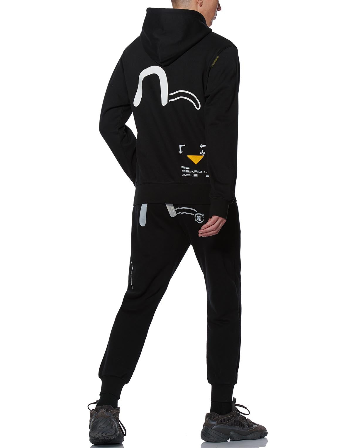 Leather Patch Hoodie - 5