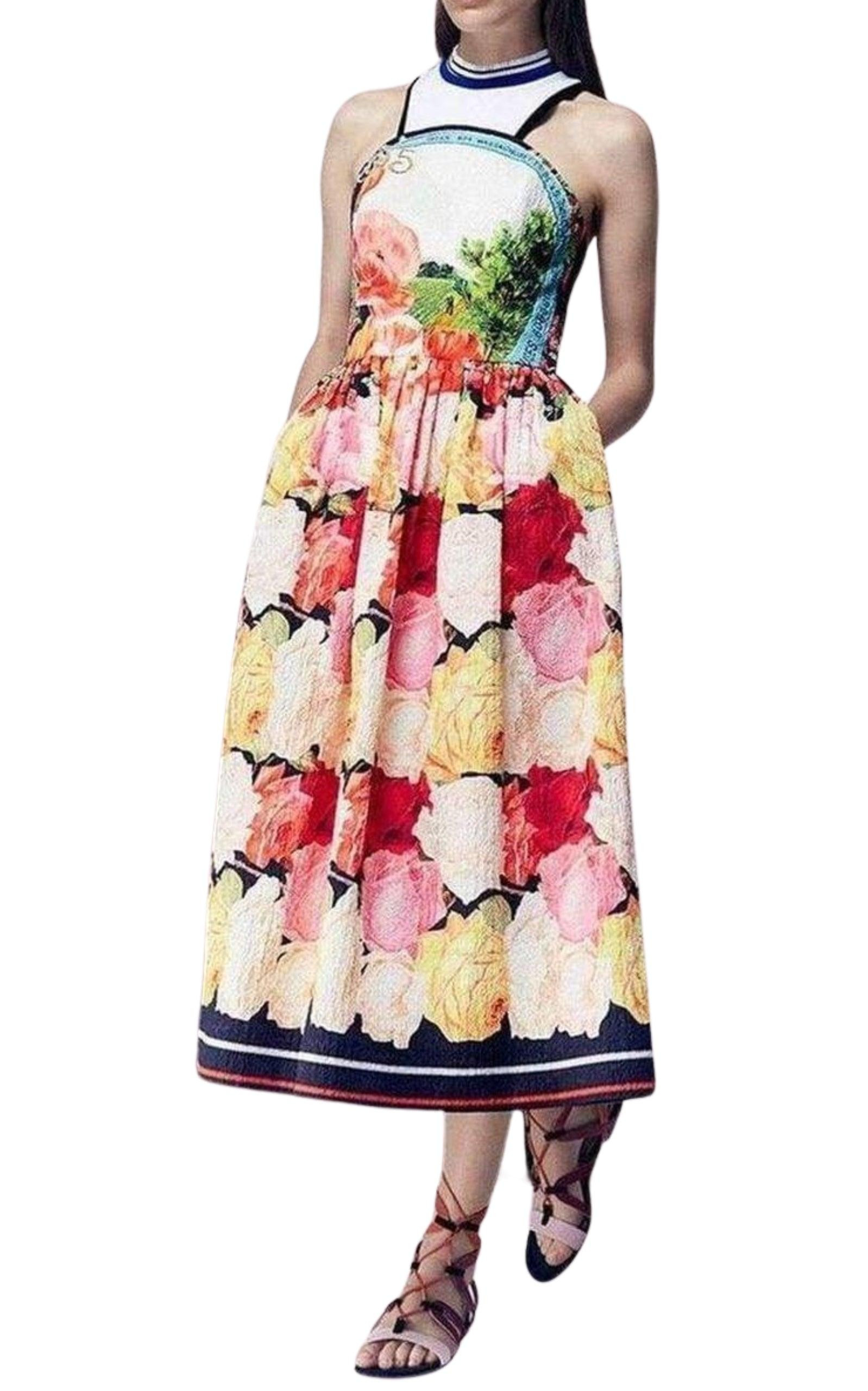 Mary Katrantzou - Cotton Blend  Printed Dress - 2