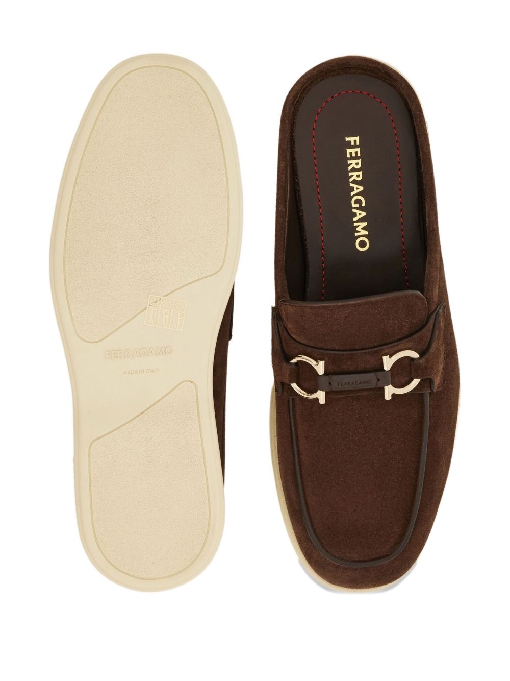 Gancini buckle loafers - 5