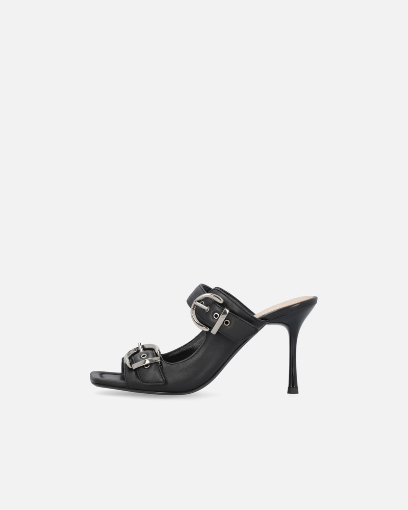 PINKO NAPPA LEATHER SANDALS WITH STRAPS AND HEEL outlook