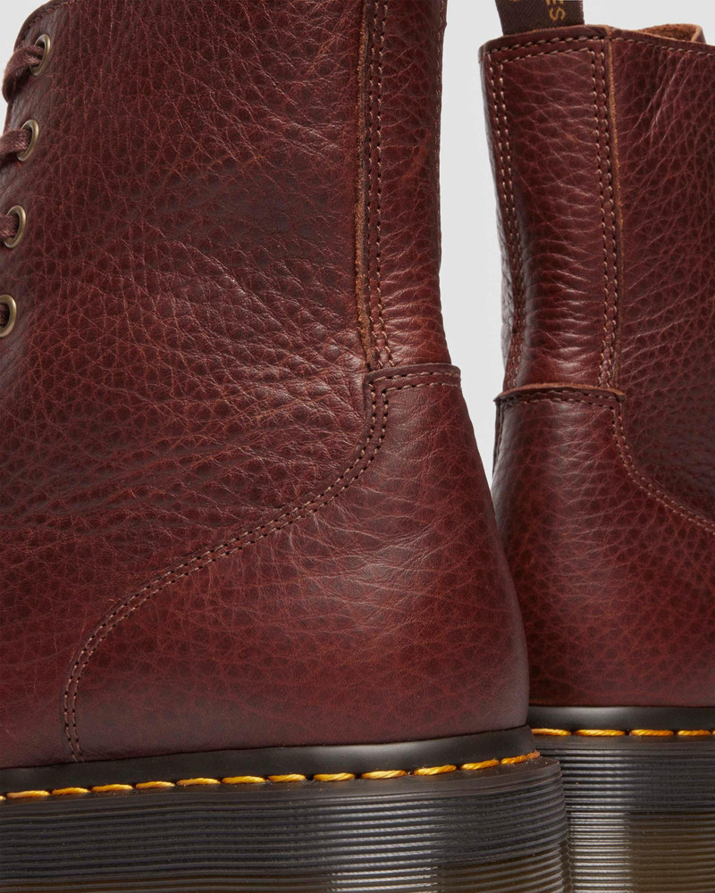 JADON Soft Ambassador Leather Platform Boots 7