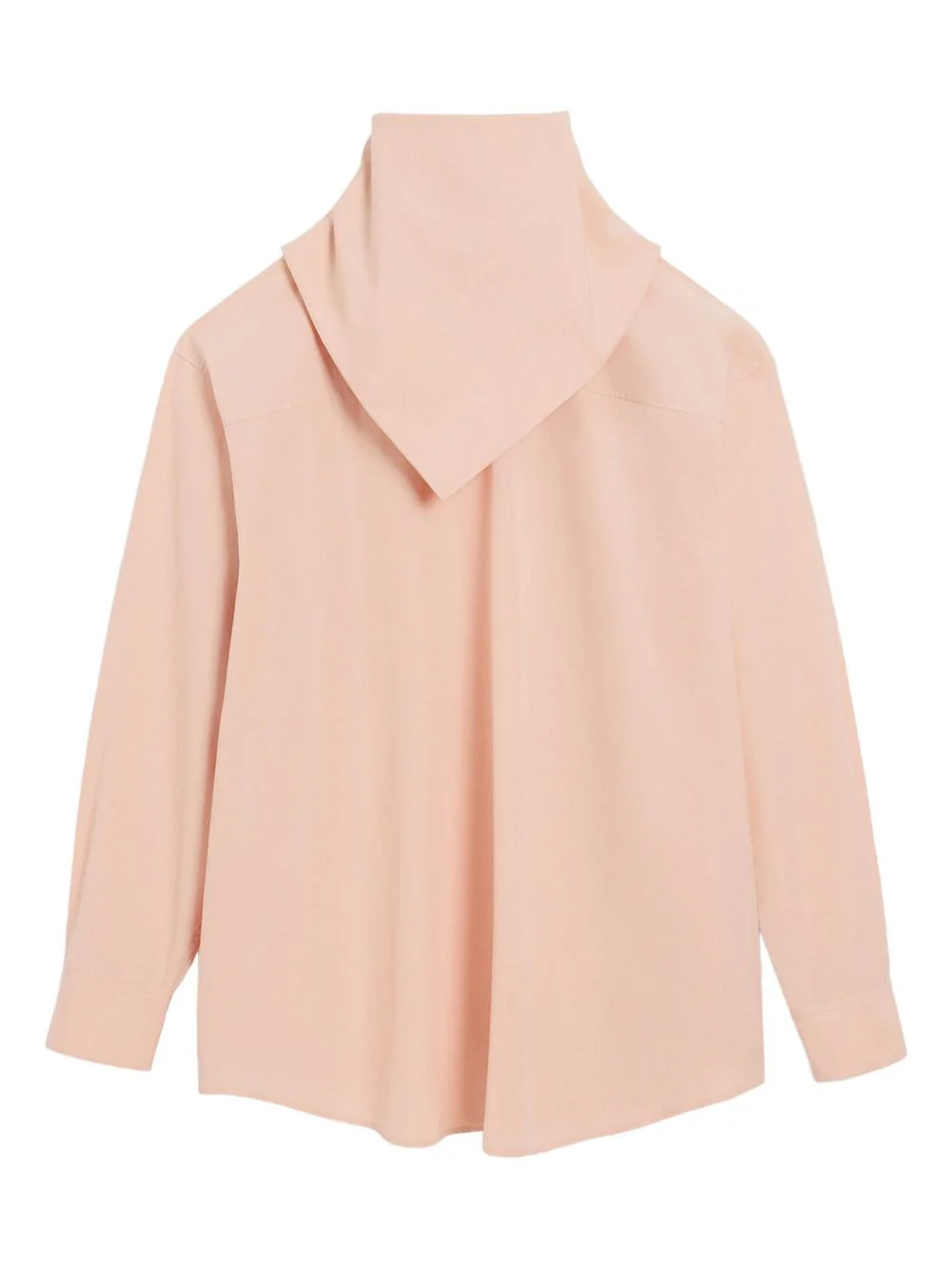 bandana-collar cotton blouse - 1