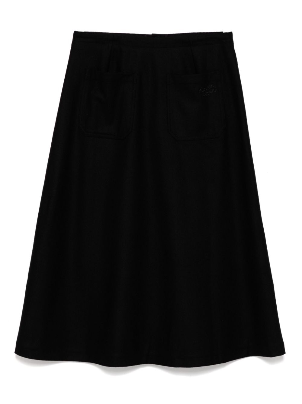 snaps midi skirt - 2