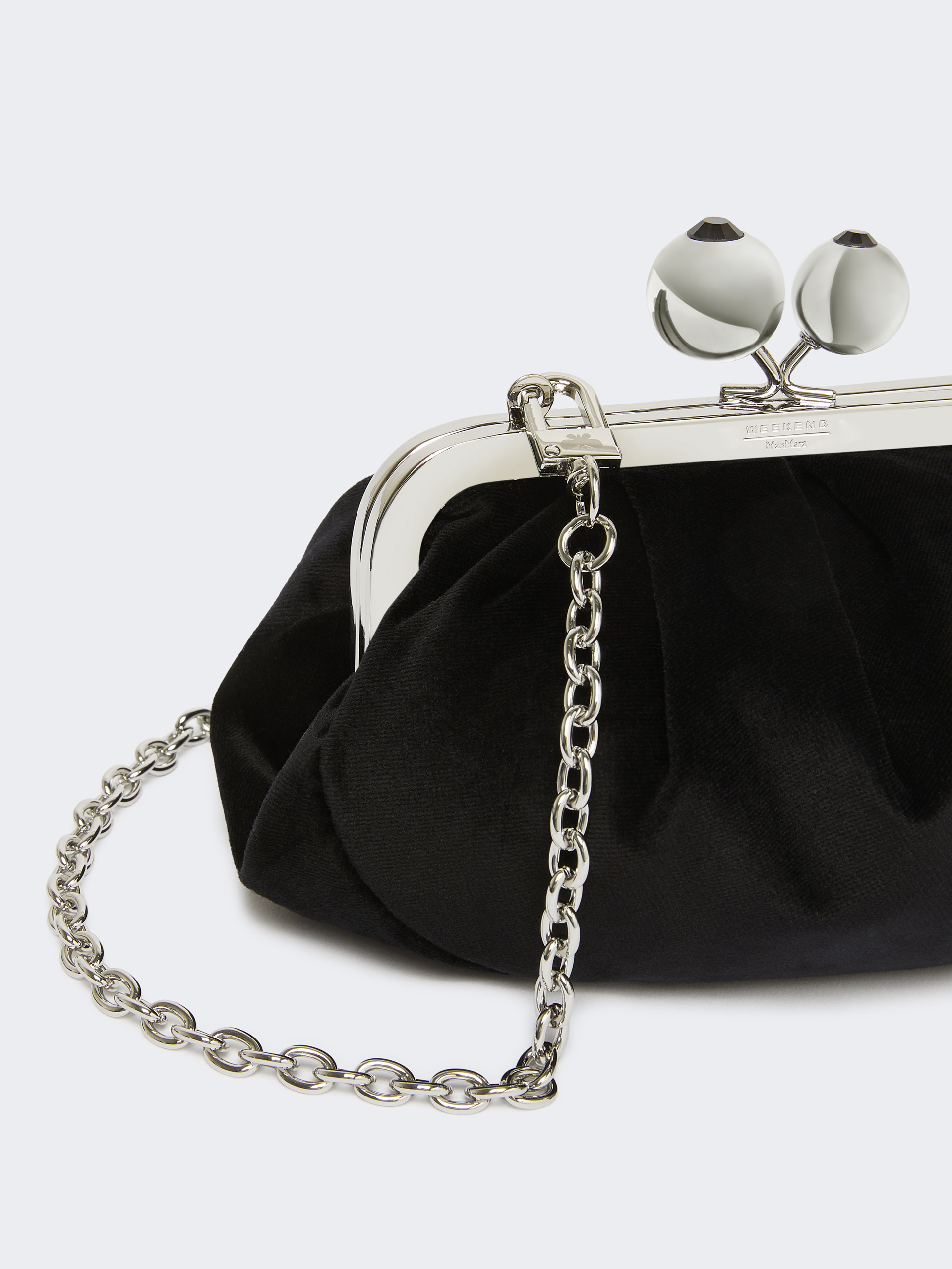 VALANCE Small cotton velvet Pasticcino Bag - 4