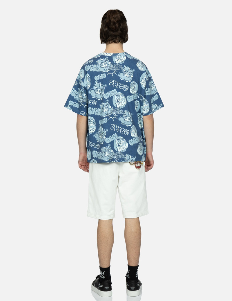 TAIKO DARUMA PRINT SWEAT SHORTS 5