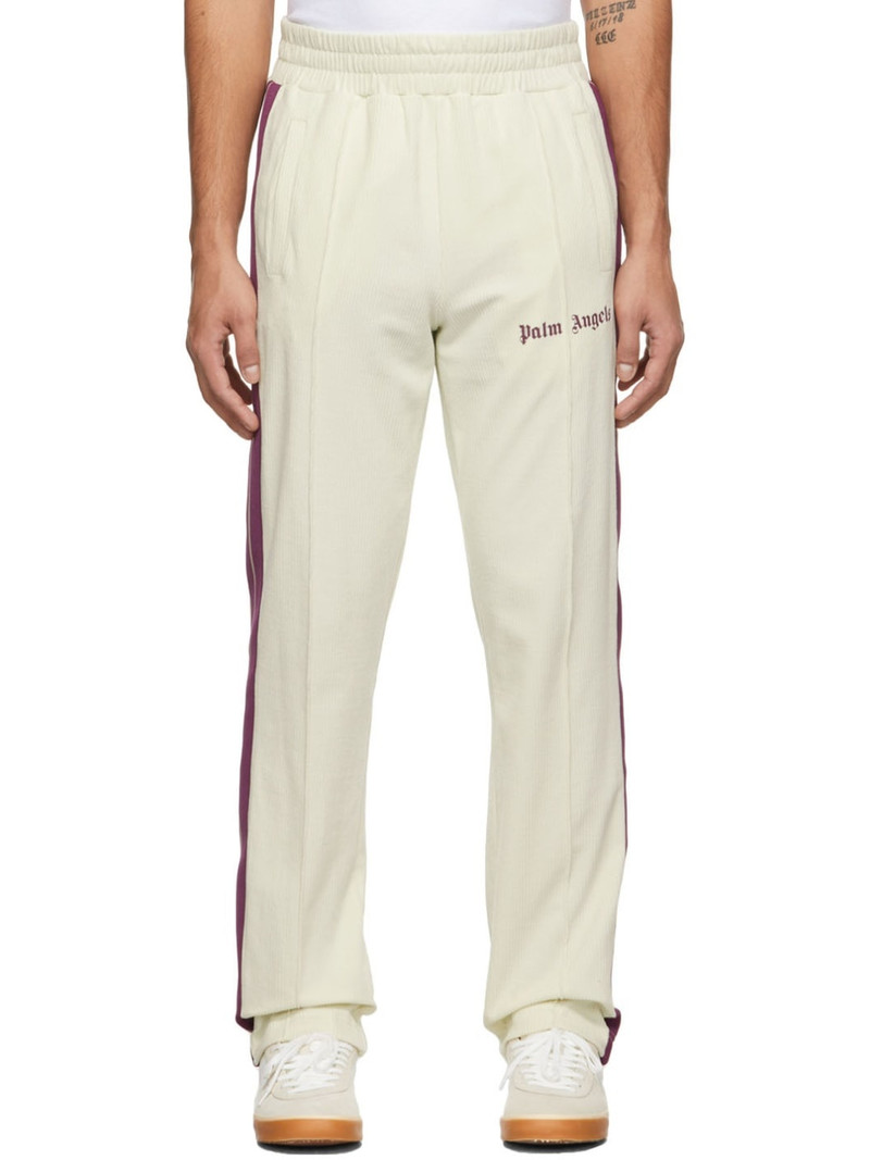 Off-White Corduroy Track Pants - 1