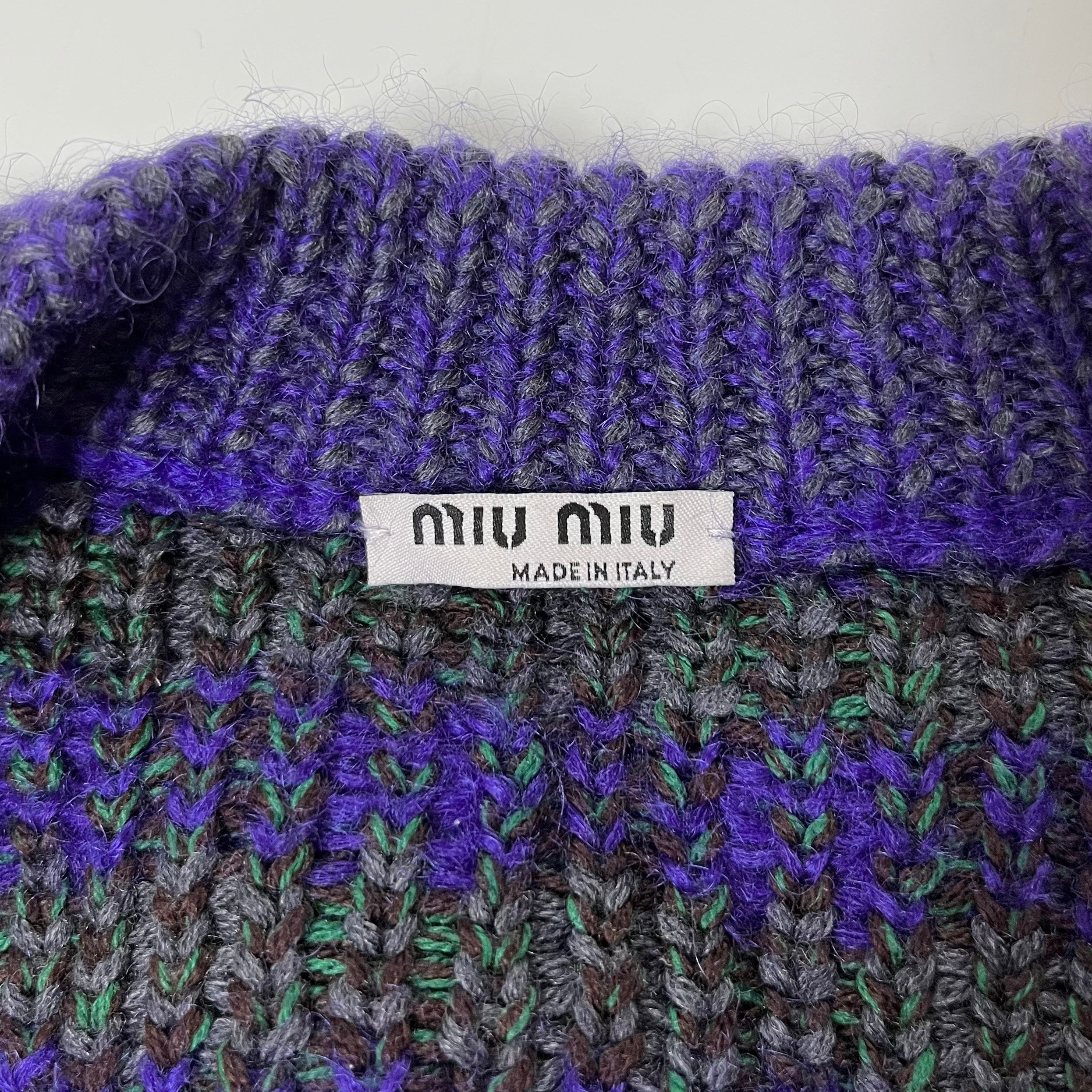 MIU MIU Pre Fall 2016 Cropped Knit Cardigan - 4