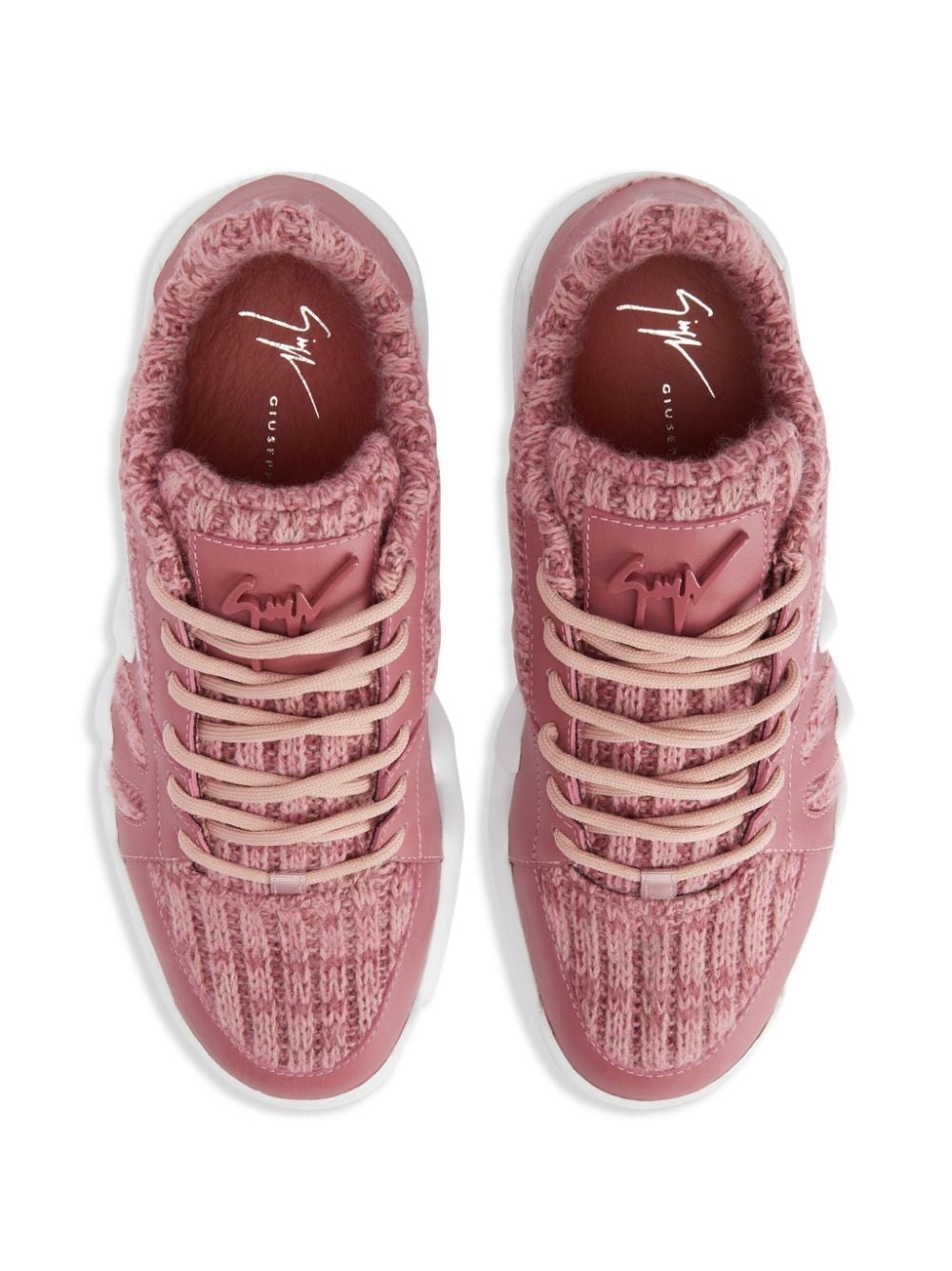 Talon logo-patch sneakers - 4