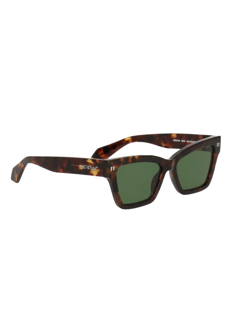 Off-White tortoiseshell tinted-lenses sunglasses outlook
