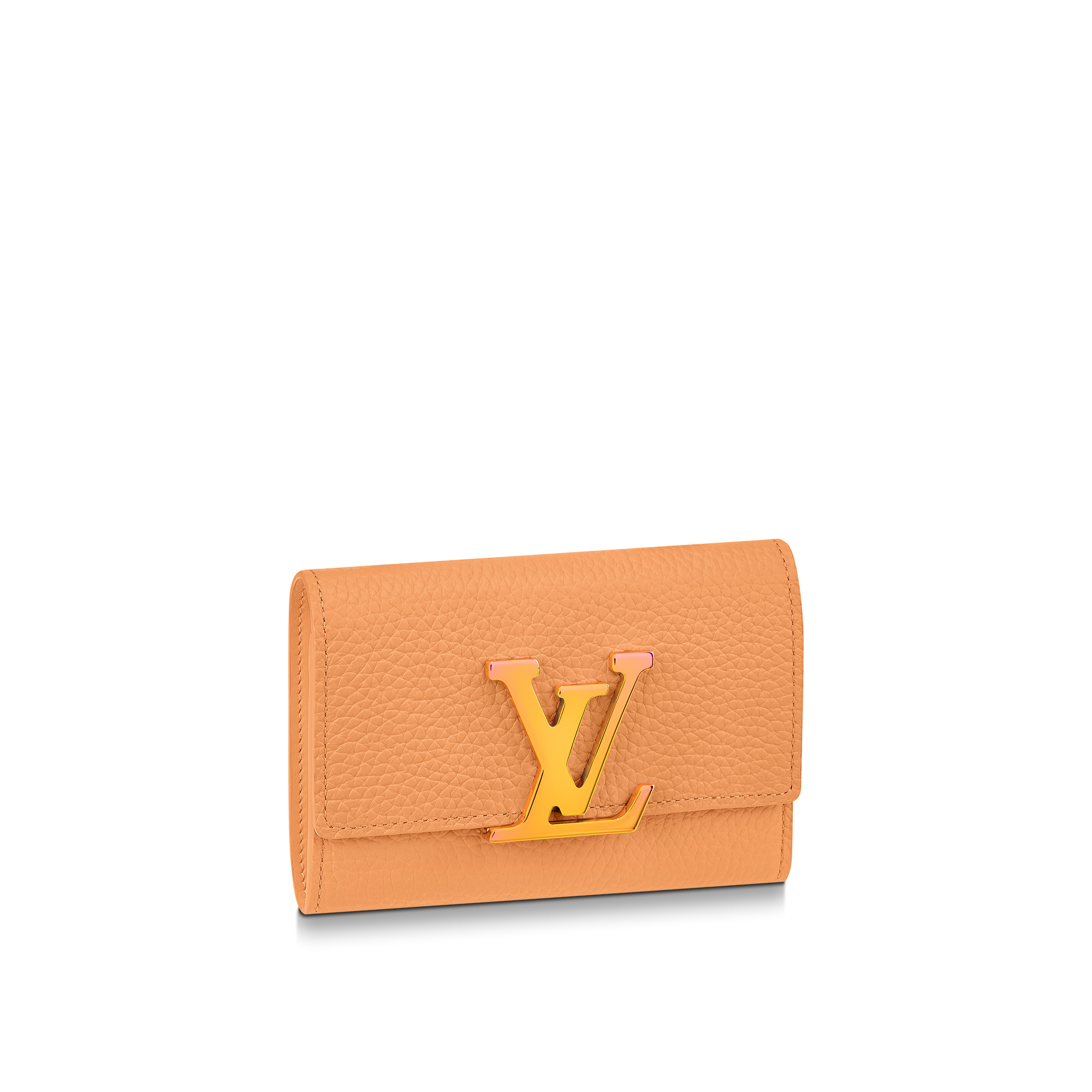 Louis Vuitton Capucines Compact Wallet Black Pink Taurillon
