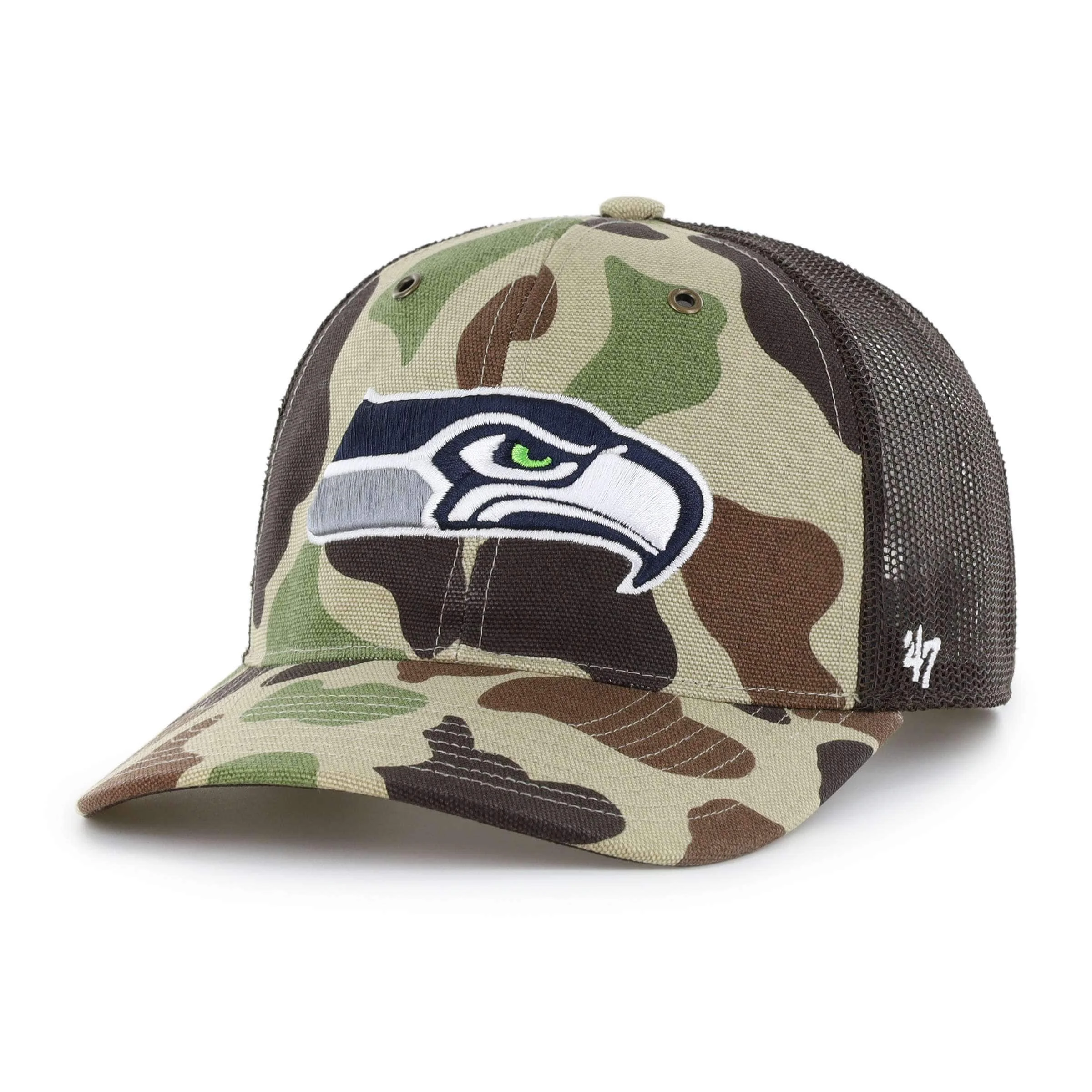 Seattle Seahawks '47 Camo Trucker Relaxed Fit - 1