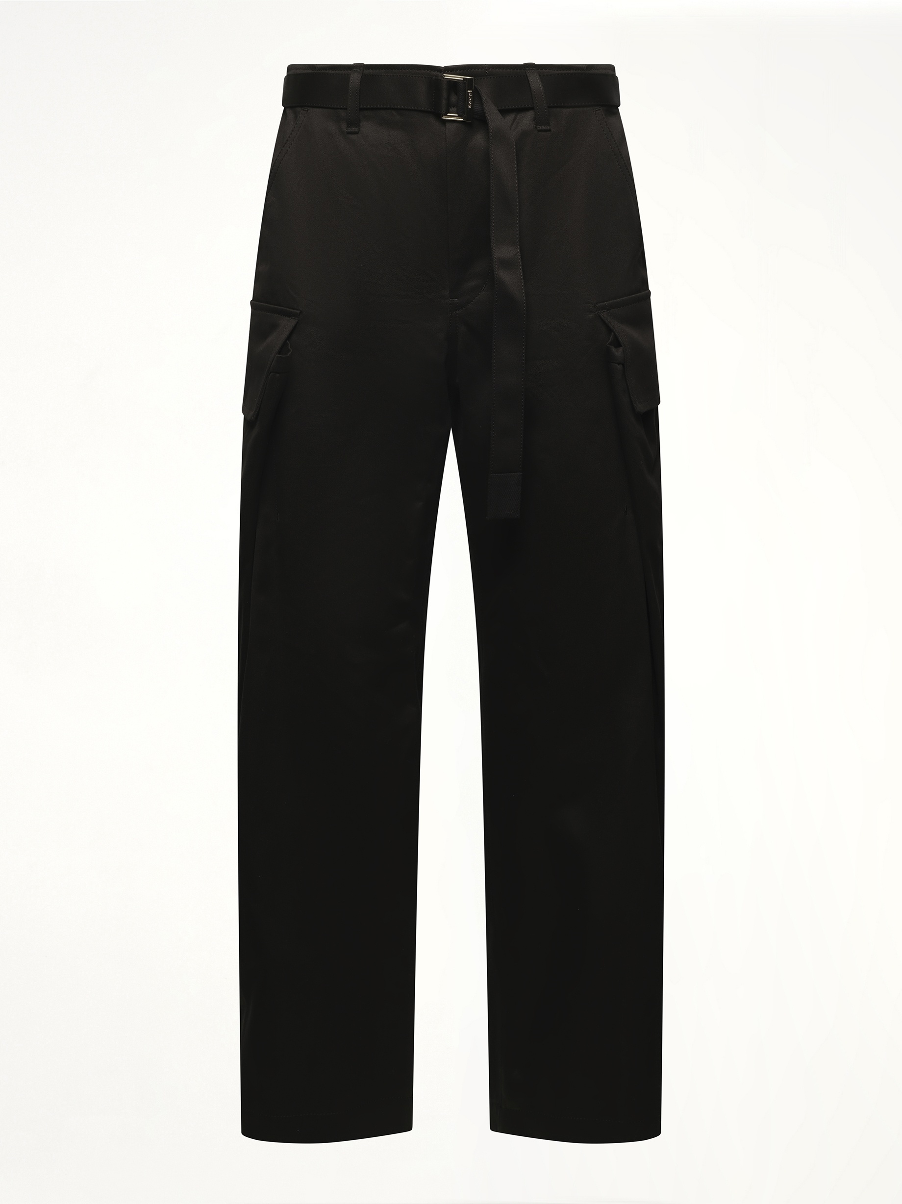 Cotton Chino Pants in Black - 2
