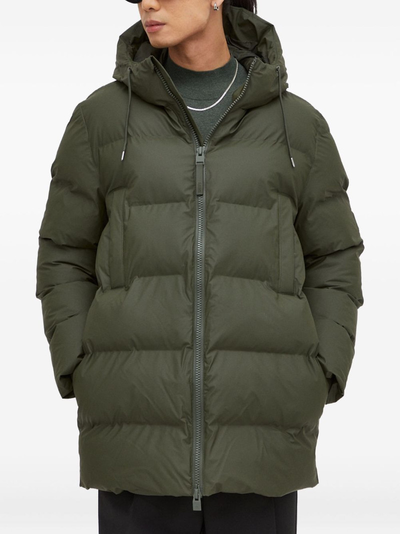 hooded-neckline padded jacket 1