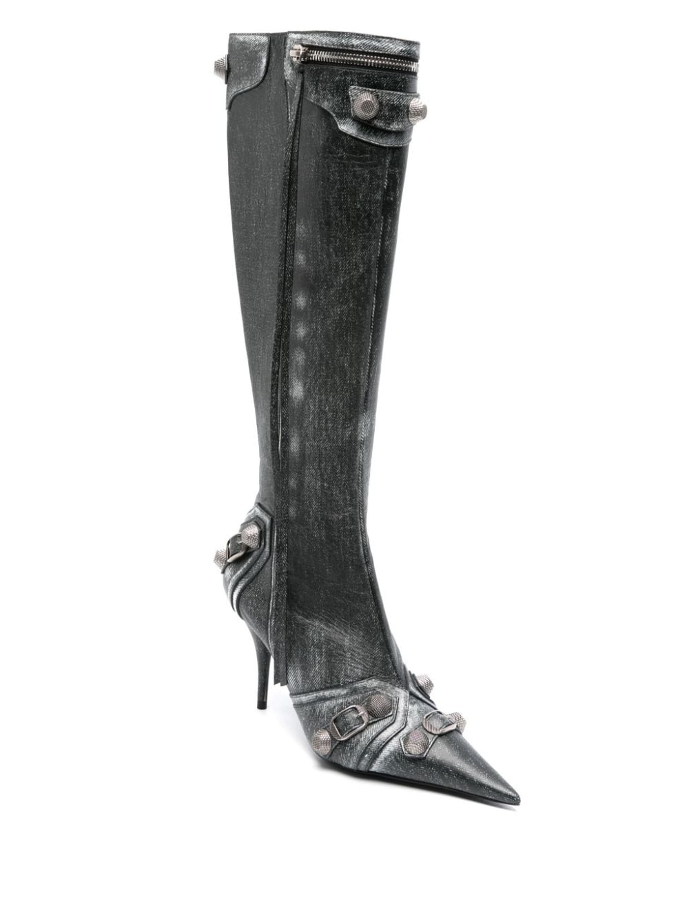90mm Cagole leather boots - 2