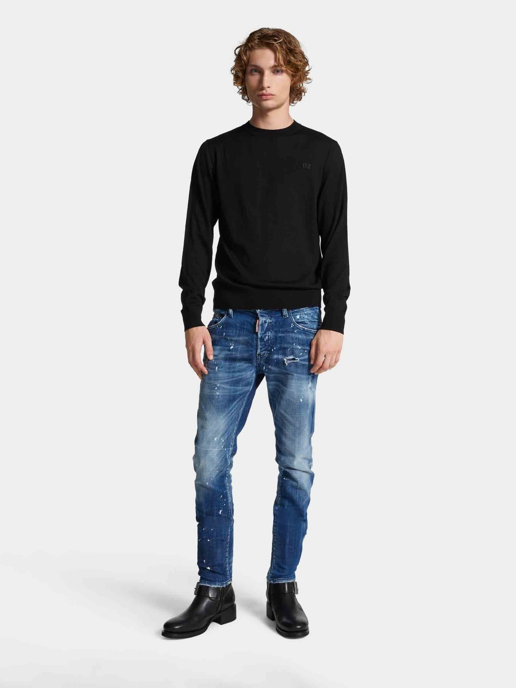 RIPPED SLIM JEANS - 2