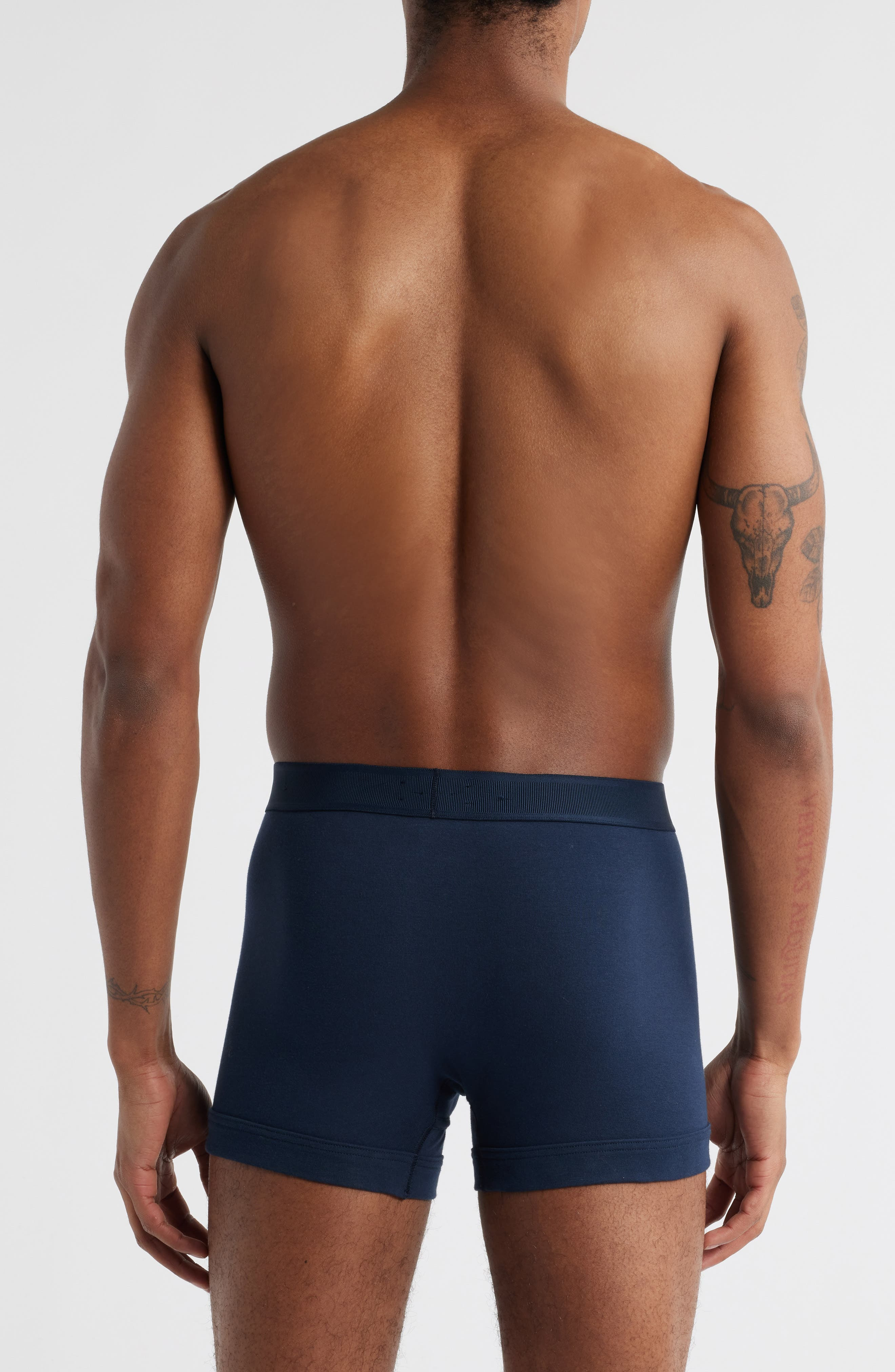 TOM FORD Cotton Stretch Jersey Boxer Briefs in Dark Sapphire at Nordstrom - 2