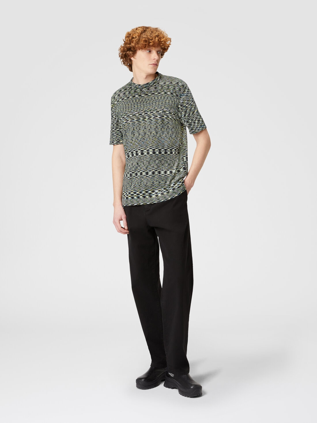 Slub cotton crew-neck T-shirt - 2