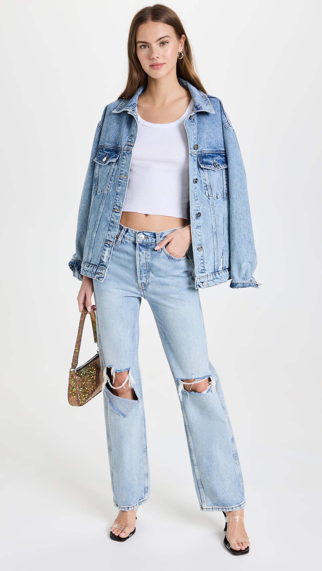 Cropped Ribbed Tank - 4