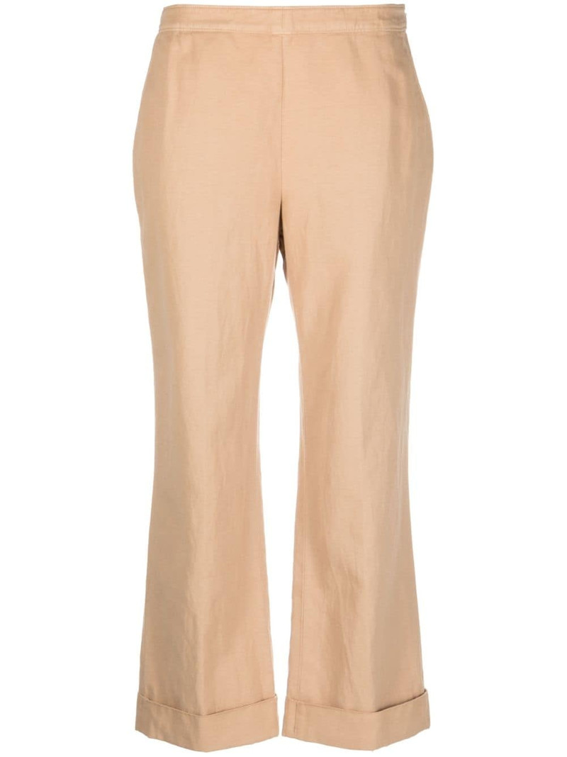 cropped flared trousers 1