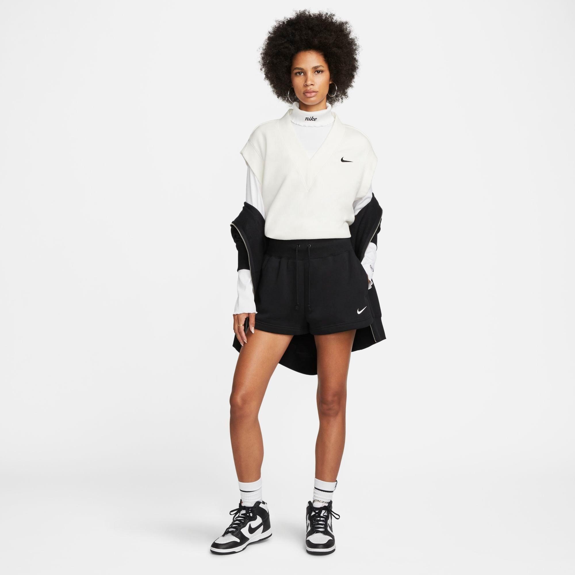 WOMEN'S NIKE SPORTSWEAR PHOENIX FLEECE HIGH-WAISTED LOOSE SHORTS - 3