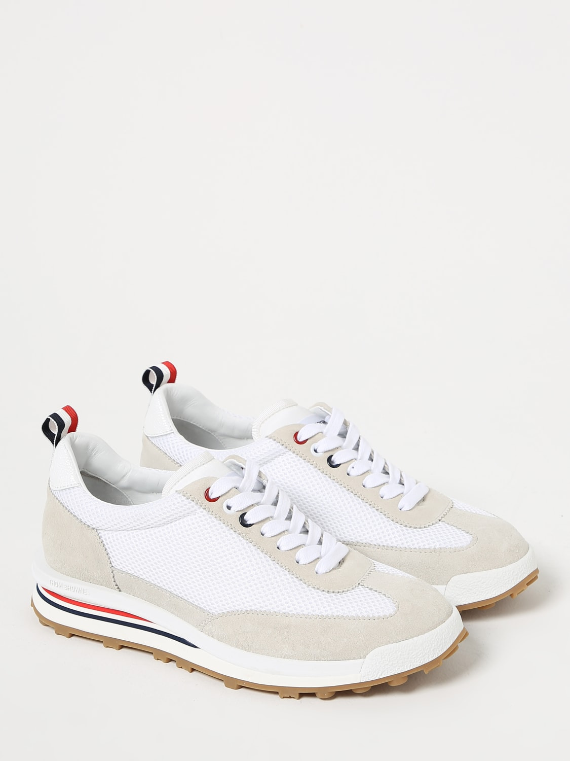 Thom Browne sneakers in mesh and suede - 2
