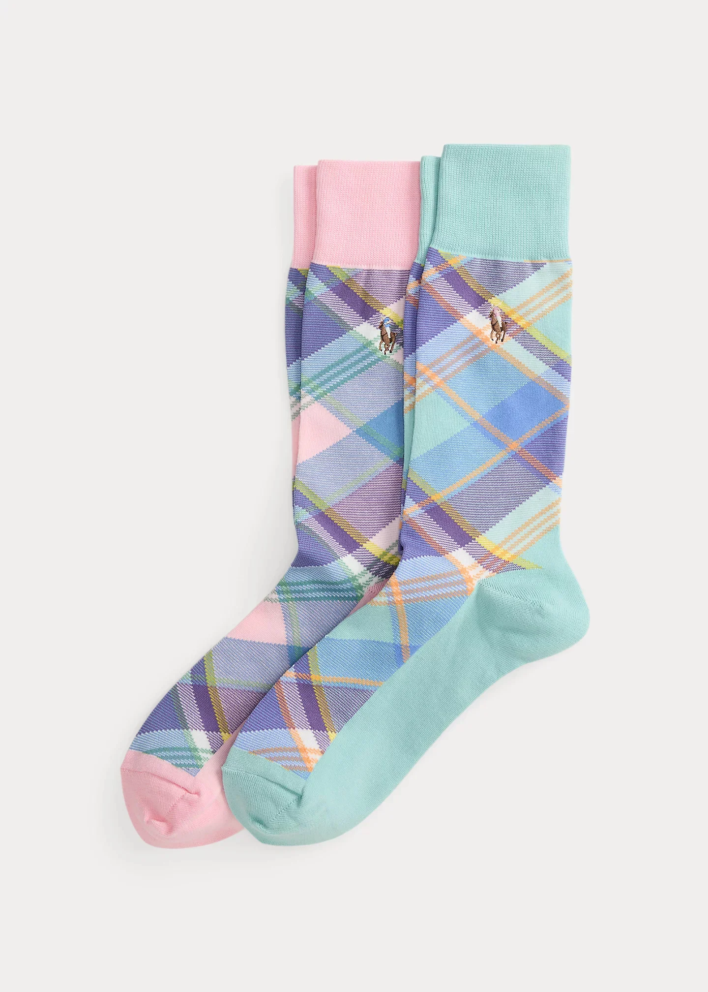 Plaid Trouser Sock 2-Pack - 1