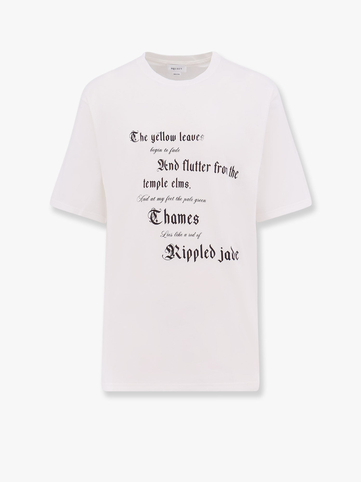 Alexander Mcqueen Men Organic Cotton T-Shirt - 1