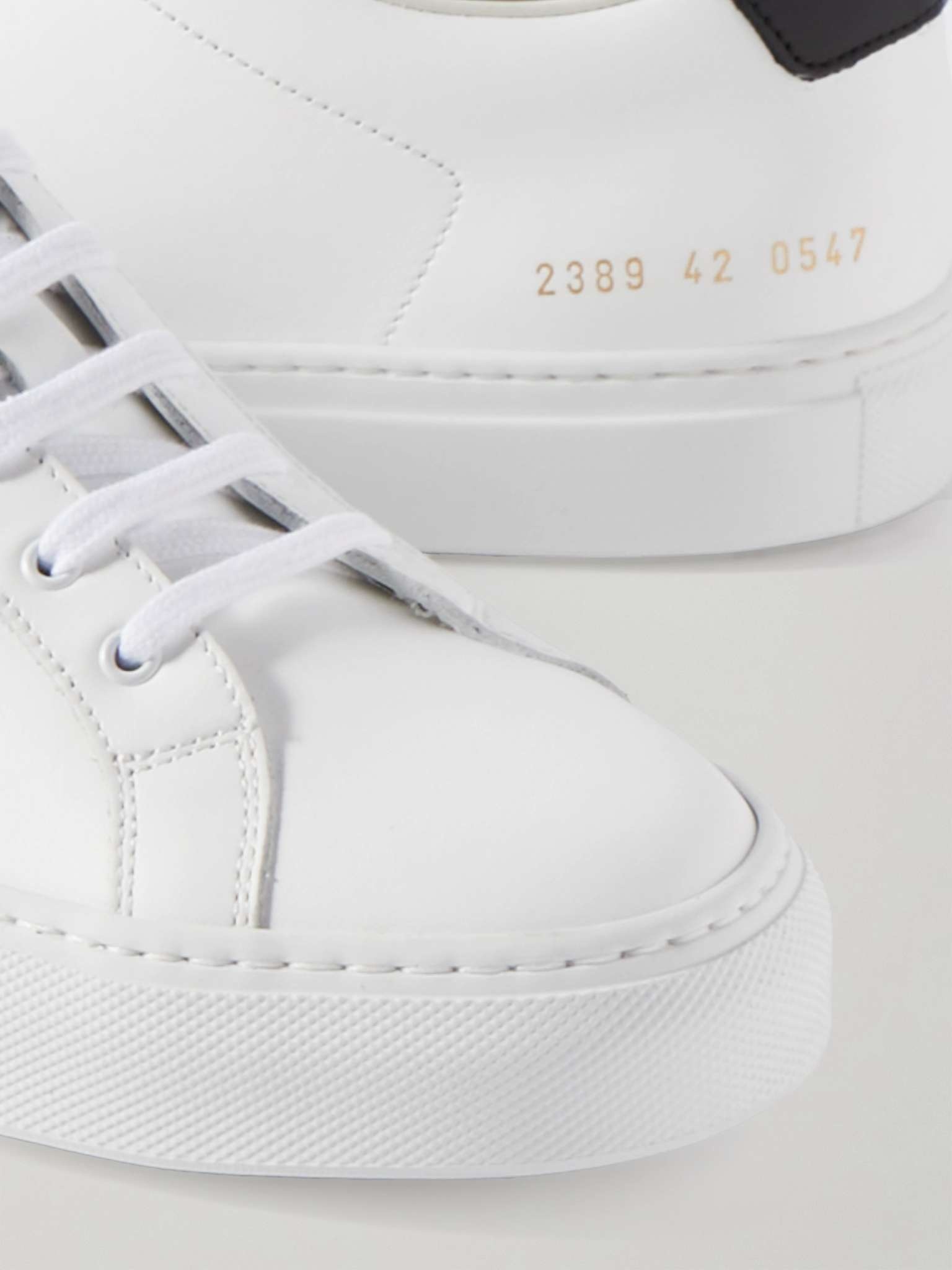 Retro Classic Leather Sneakers - 6