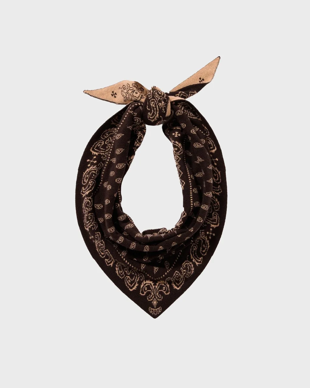 Cashmere Scarf The Wild Rag Beige/brun ONESIZE - 1