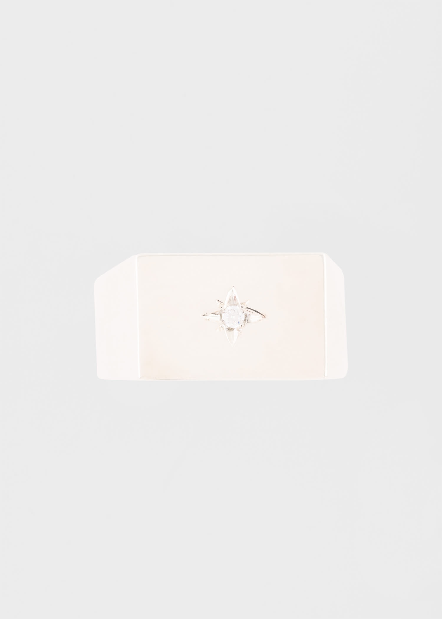 'Star' Jewel Square Signet Ring by Aurum LDN - 3