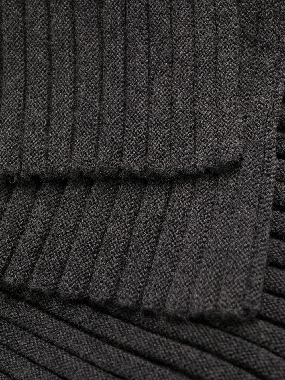 longline ribbed-knit jumper - 7